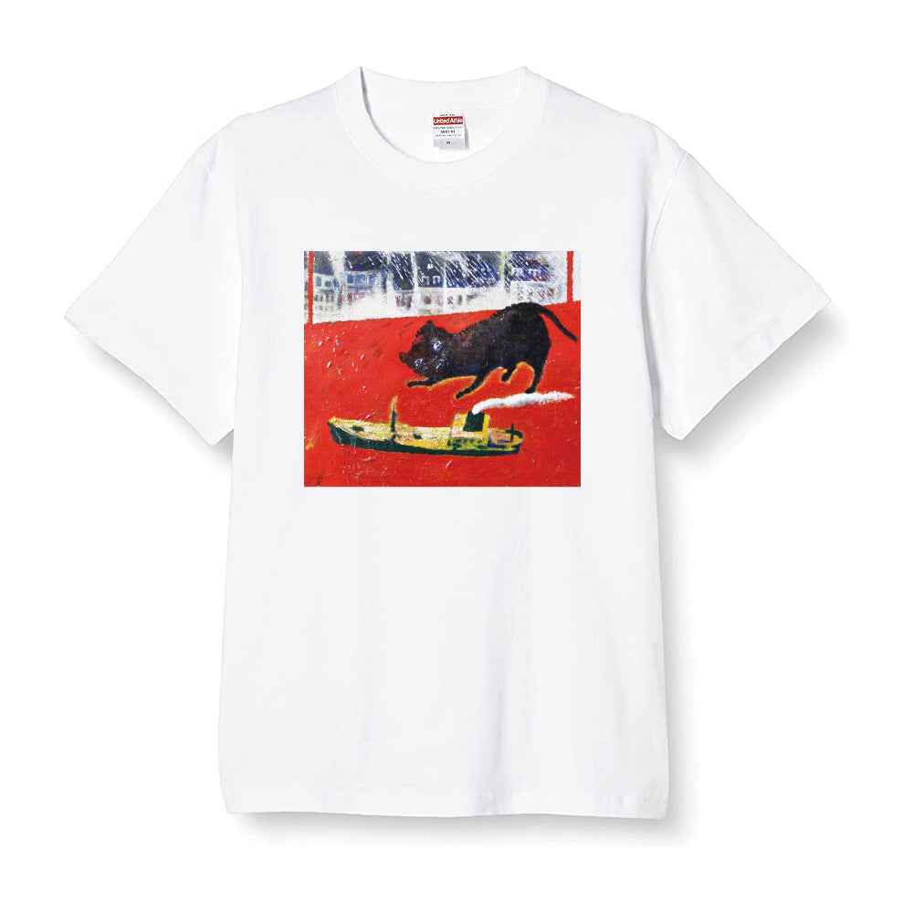 【art-tee | white Tシャツ】糸井邦夫_01