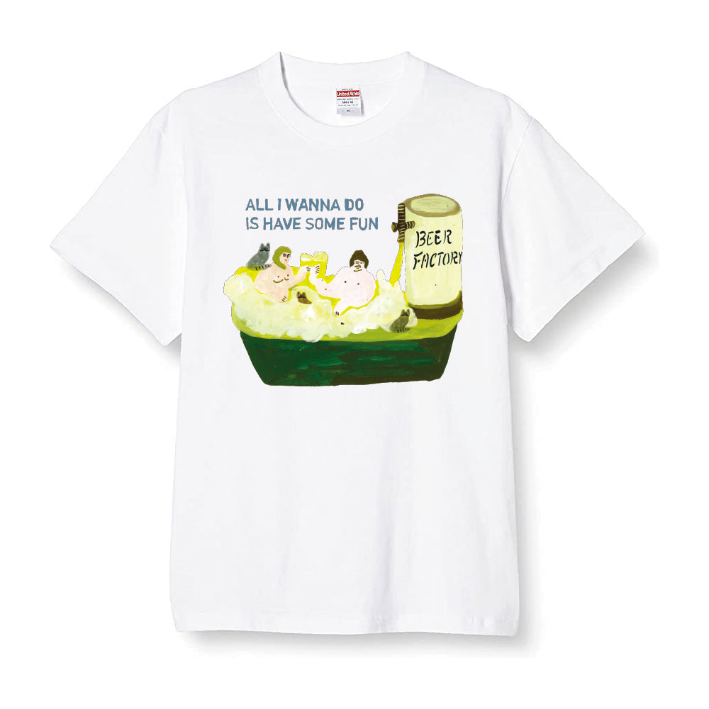 【art-tee | white Tシャツ】おおくぼひでたか_01