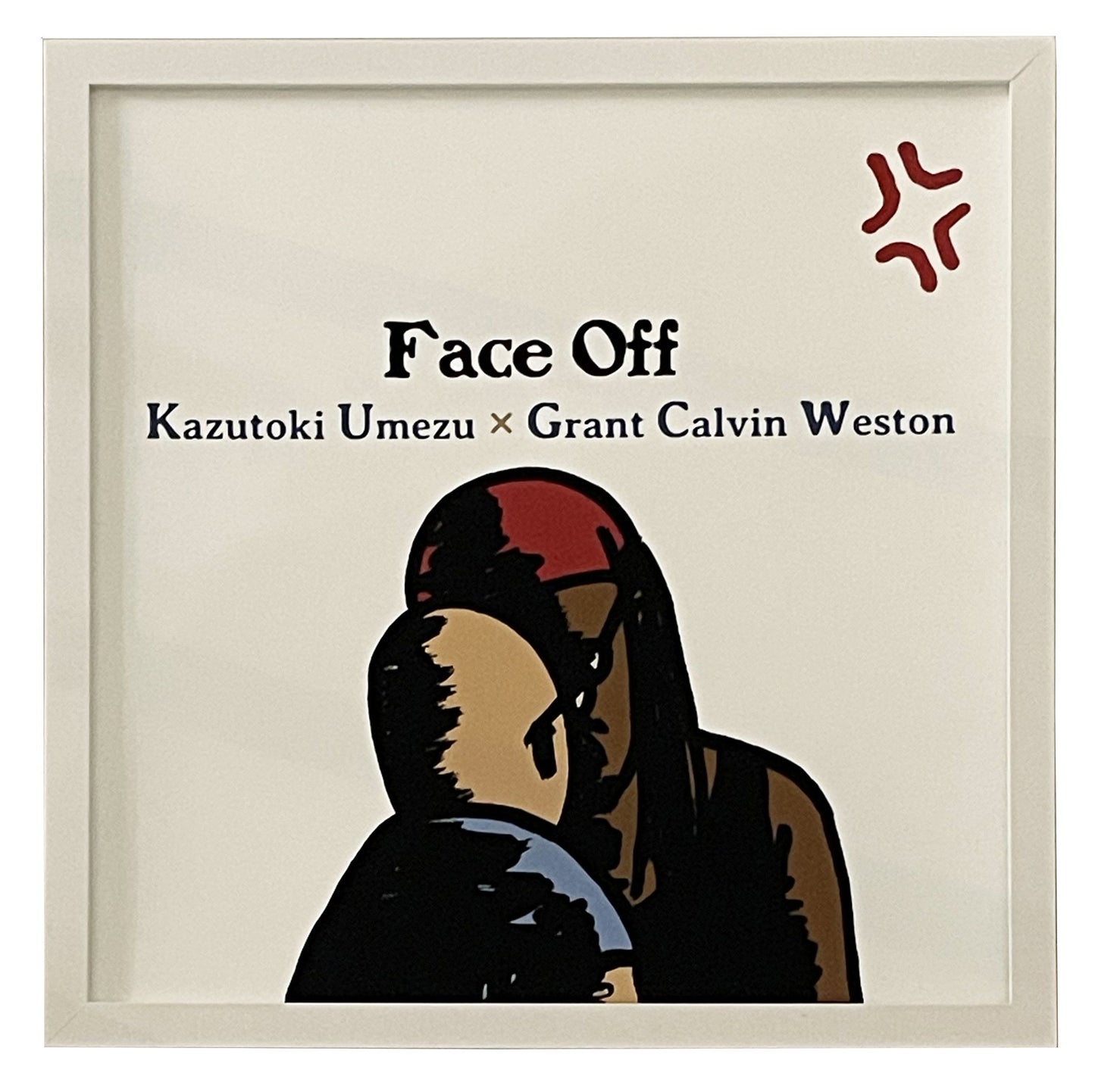 【久原大河 | LP盤サイズイラストポスター】梅津和時 × Grant Calvin Weston Face Off