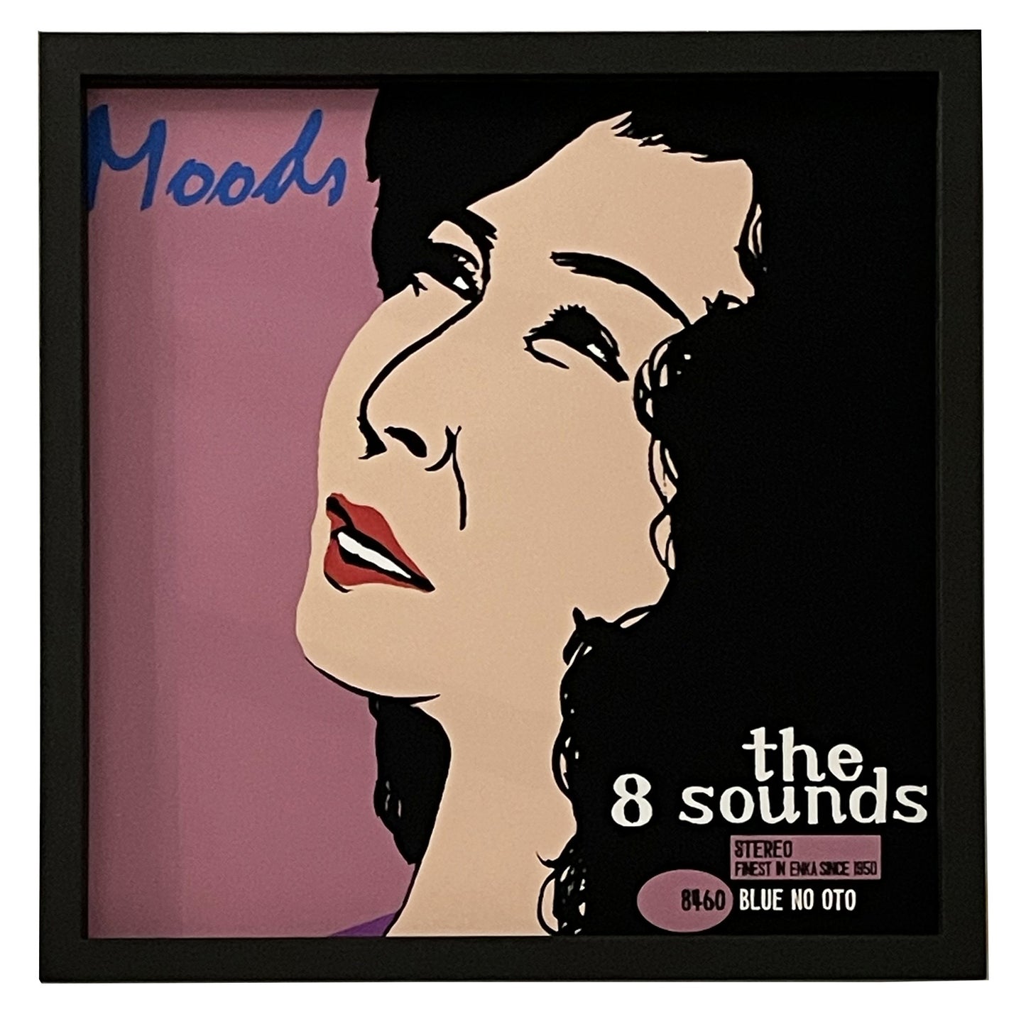 【久原大河 | LP盤サイズイラストポスター】the 8 Sounds Moods (レコード検定問題集へのイラスト)
