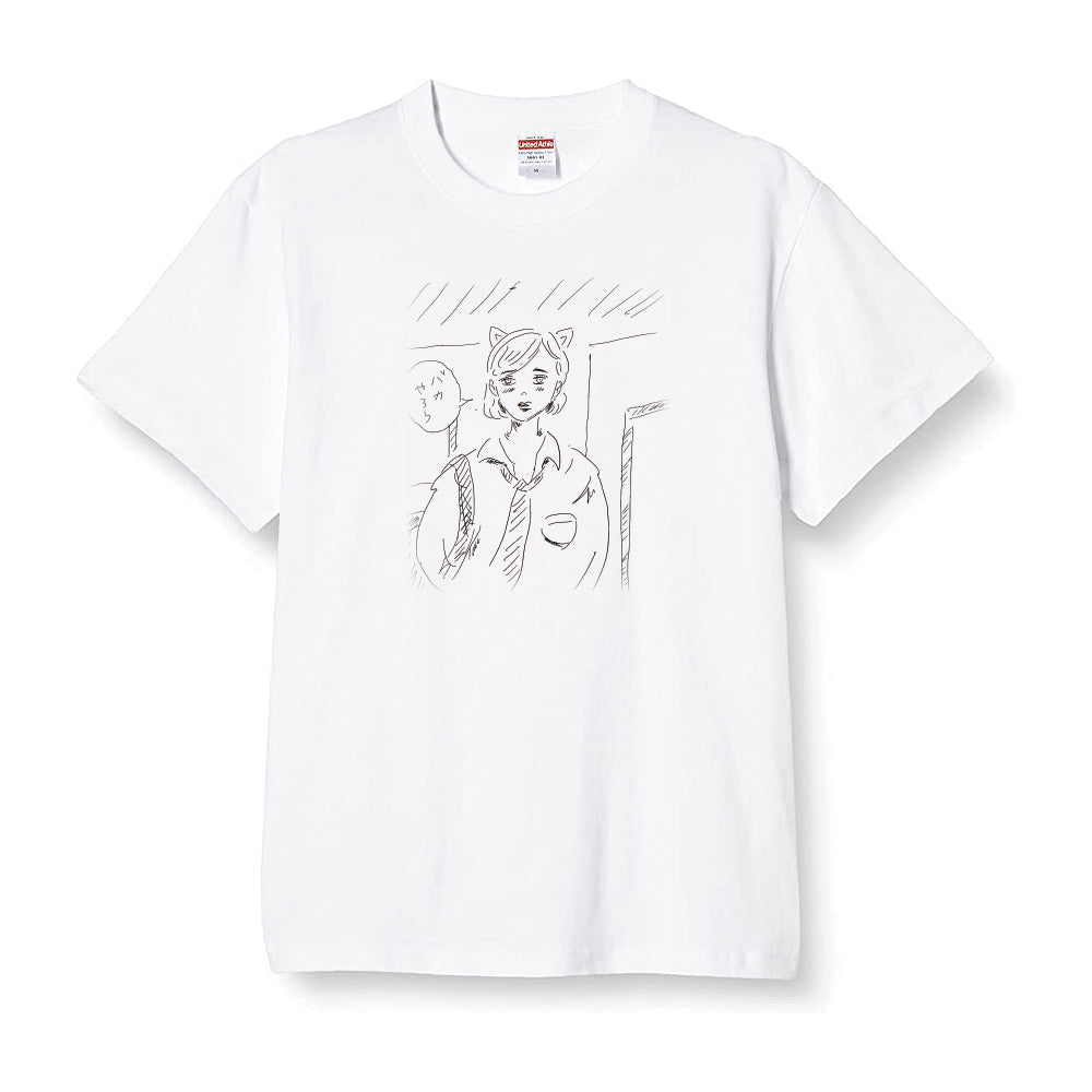 【art-tee | white Tシャツ】おおくぼひでたか_02